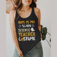 This Is My Scary Science Teacher Halloween Costumes Men Women Kids Flowy Tank, funny design