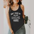 Singing Voice Singer Choir Chorus Music Teacher For Men Women Girls Kids Flowy Tank, funny design Singing Voice Singer Choir Chorus Music Teacher For Men Women Girls Kids Flowy Tank, funny design