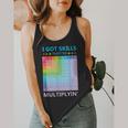 I Got Skills They'Re Multiplying Math Teacher Students Flowy Tank, funny design I Got Skills They'Re Multiplying Math Teacher Students Flowy Tank, funny design