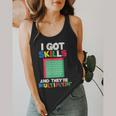 I Got Skills They'Re Multiplying Shirt Math Teacher Flowy Tank, funny design I Got Skills They'Re Multiplying Shirt Math Teacher Flowy Tank, funny design