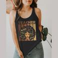 Smart Teacher Afro Girl Melanin African American Wowen Flowy Tank, funny design