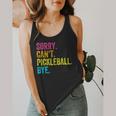 Sorry Can't Pickleball Bye Teacher Student Sport Flowy Tank, funny design Sorry Can't Pickleball Bye Teacher Student Sport Flowy Tank, funny design