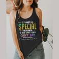 Special Teacher Daycare School Childcare Infant Teacher Flowy Tank, funny design Special Teacher Daycare School Childcare Infant Teacher Flowy Tank, funny design