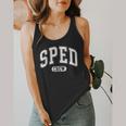 SPED Crew SPED Teacher Back To School For Women Men Flowy Tank, funny design