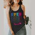 SPED Squad Proud Special Education Para Teacher Colorful Flowy Tank, funny design