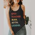 Sped Teacher Man Myth Legend Flowy Tank, funny design