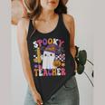 Spooky Teacher Ghost Pencil Teach Halloween Teacher Flowy Tank, funny design Spooky Teacher Ghost Pencil Teach Halloween Teacher Flowy Tank, funny design