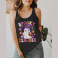 Spooky Teacher Halloween Cute Halloween Teacher Ghost Flowy Tank, funny design Spooky Teacher Halloween Cute Halloween Teacher Ghost Flowy Tank, funny design