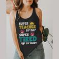 Super Hero Teacher Superheroes Flowy Tank, funny design Super Hero Teacher Superheroes Flowy Tank, funny design
