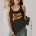 Super Teacher SuperTeacher Flowy Tank, funny design Super Teacher SuperTeacher Flowy Tank, funny design