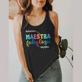 Sustantivo Maestra Fabulosa Adjetivo Spanish Teacher Flowy Tank, funny design