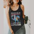 T Rex Dinosaur Unicorn Teachers Are Like Unicornasaurus Rex Flowy Tank, funny design