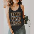 Teach Compassion Kindness Confidence History Teacher Flowy Tank, funny design