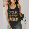 I Teach The Cutest Pumpkins Halloween Teacher Flowy Tank, funny design I Teach The Cutest Pumpkins Halloween Teacher Flowy Tank, funny design