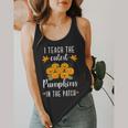I Teach The Cutest Pumpkins In The Patch Halloween Teacher Flowy Tank, funny design I Teach The Cutest Pumpkins In The Patch Halloween Teacher Flowy Tank, funny design