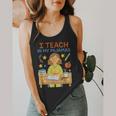 I Teach In My Pajamas Crayon Home School Teacher PJs Flowy Tank, funny design I Teach In My Pajamas Crayon Home School Teacher PJs Flowy Tank, funny design