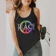 Teach Peace For Teachers And Educators Counselor Flowy Tank, funny design Teach Peace For Teachers And Educators Counselor Flowy Tank, funny design