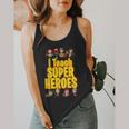 I Teach Super Heroes Comic Book Hero Teacher School Flowy Tank, funny design I Teach Super Heroes Comic Book Hero Teacher School Flowy Tank, funny design