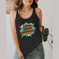 I Teach Superheroes Retro Comic Super Teacher Graphic Flowy Tank, funny design I Teach Superheroes Retro Comic Super Teacher Graphic Flowy Tank, funny design