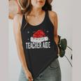Teacher Aide Christmas Women Family Matching Group Xmas Flowy Tank, funny design Teacher Aide Christmas Women Family Matching Group Xmas Flowy Tank, funny design