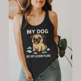 Teacher My Dog Ate My Lesson Plans School Staff Flowy Tank, funny design
