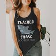 Teacher Shark Shirt Christmas Idea For Him Her Flowy Tank, funny design