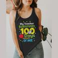 My Teacher Survived 100 Days Of Me Flowy Tank, funny design My Teacher Survived 100 Days Of Me Flowy Tank, funny design