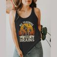 Teacher All Teachers Love Brains Halloween Flowy Tank, funny design