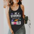 Teacher Tee My Students Are Out Of This World Space Flowy Tank, funny design