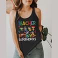 Teacher Of Tiny Superheroes Teach 100th Day Of School Men Women Girls Kids Flowy Tank, funny design Teacher Of Tiny Superheroes Teach 100th Day Of School Men Women Girls Kids Flowy Tank, funny design