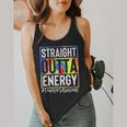 Teacher's Assistant Straight Outta Energy Teaching Tie Dye For Men Women Flowy Tank, funny design