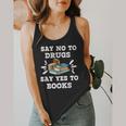 Teachers Red Ribbon Week Say No To Drugs Say Yes To Books Flowy Tank, funny design Teachers Red Ribbon Week Say No To Drugs Say Yes To Books Flowy Tank, funny design