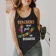 Teachers Are Superheroes Graduation School Teachers Flowy Tank, funny design