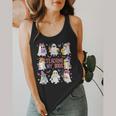 Teaching My Boos Teacher Cute Ghost Groovy Teacher Halloween Flowy Tank, funny design