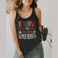 Teaching My Favorite Superheros Men Women SPED Teacher Flowy Tank, funny design