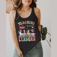 Teaching Future Leaders Groovy Teacher Back To School Flowy Tank, funny design