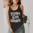 Team 5th Grade Building Blocks Bricks Theme Teacher Team For Men Women Kids Flowy Tank, funny design Team 5th Grade Building Blocks Bricks Theme Teacher Team For Men Women Kids Flowy Tank, funny design