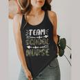 Team School Nurse Camo Teacher Student Back To School For Men Women Flowy Tank, funny design Team School Nurse Camo Teacher Student Back To School For Men Women Flowy Tank, funny design
