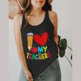 Teens Graduation I Heart My Teachers I Love My Teachers Flowy Tank, funny design