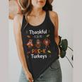 Thankful For My Prek Turkeys In Masks Thanksgiving Teacher For Men Women Flowy Tank, funny design