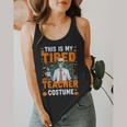 This Is My Tired Teacher Costume Halloween Costumes Flowy Tank, funny design