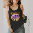 This Is My Tired Teacher Costume Halloween Teachers Flowy Tank, funny design This Is My Tired Teacher Costume Halloween Teachers Flowy Tank, funny design