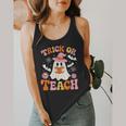 Trick Or Teach Cute Floral Ghost Teacher Halloween Costume Flowy Tank, funny design Trick Or Teach Cute Floral Ghost Teacher Halloween Costume Flowy Tank, funny design