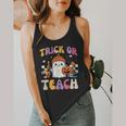 Trick Or Teach Ghost Teacher School Halloween Men Women Flowy Tank, funny design