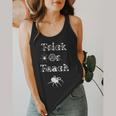 Trick Or Teach Halloween Teacher Shirt Teaching Spider Tee For Men Women Kids Flowy Tank, funny design