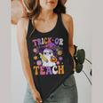 Trick Or Teach Teacher Ghost Teaching Fun Halloween Teacher Flowy Tank, funny design