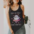 Trick Or Treat Point Your Feet Halloween Ghost Dance Teacher Flowy Tank, funny design Trick Or Treat Point Your Feet Halloween Ghost Dance Teacher Flowy Tank, funny design
