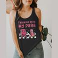 Twinning With My Para Teacher Matching Paraprofessional 70s For Men Women Flowy Tank, funny design