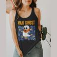 Van Ghost Art Teacher Halloween Van Gogh Starry Night Flowy Tank, funny design