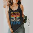 Vintage Retro My Favorite Teacher Calls Me Papa Father's Day Flowy Tank, funny design Vintage Retro My Favorite Teacher Calls Me Papa Father's Day Flowy Tank, funny design
